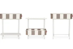 Adoreganizer Table d’appoint multifonctionnelle, marron, 65.5x29x76.5 cm