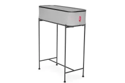 Adoreganizer Table d’appoint multifonctionnelle, gris, 65.5x29x76.5 cm