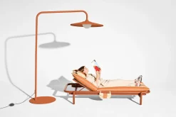 Archigrande Lampe sur pied d’extérieur, rouge, 180x84x233 cm