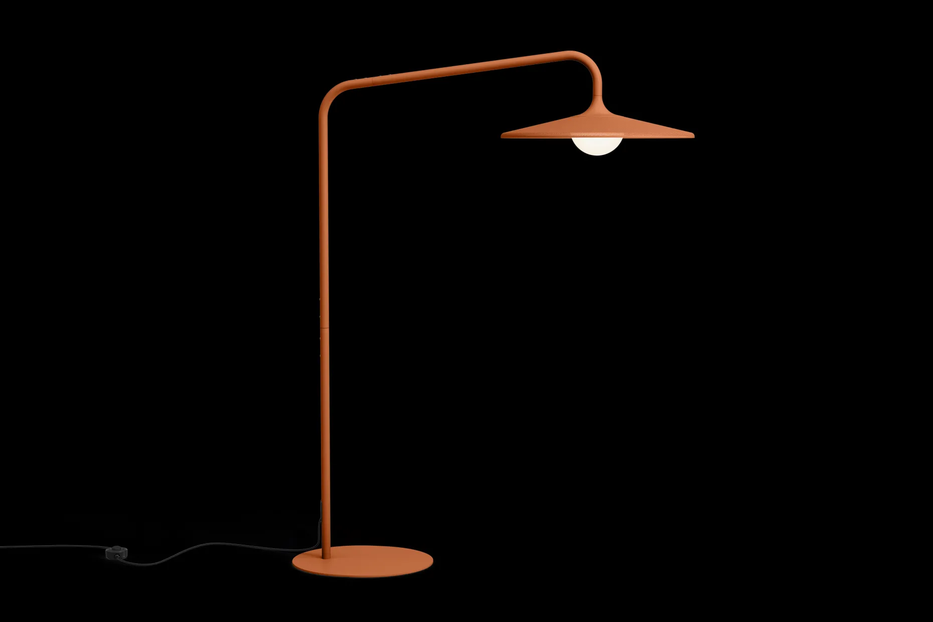 Archigrande Lampe sur pied d’extérieur, rouge, 180x84x233 cm
