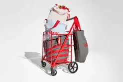 Baggy-Bag Sac en coton, gris, 61x55 cm