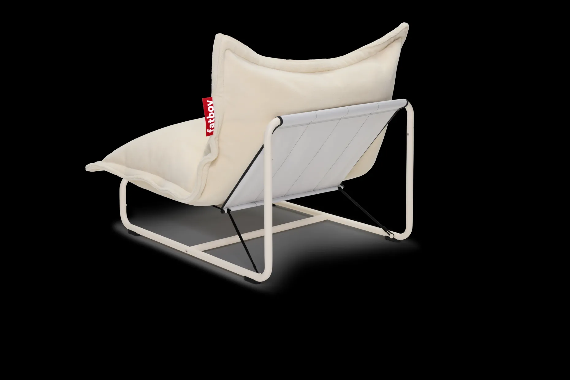 Beanbase Fauteuil poire, blanc,cm
