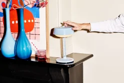 Bellboy Lampe de table sans fil, bleu, 18x18x30 cm