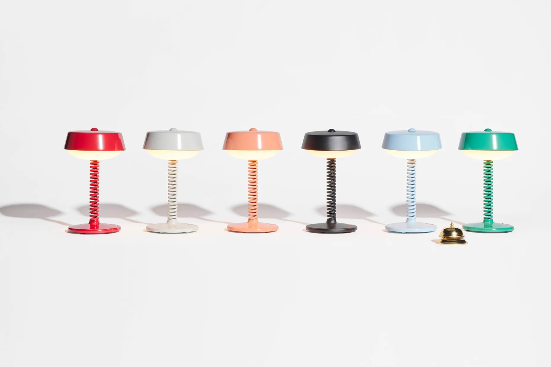 Bellboy Lampe de table sans fil, bleu, 18x18x30 cm