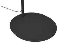 Big Lebow Arc lamp, black, 186x234 cm