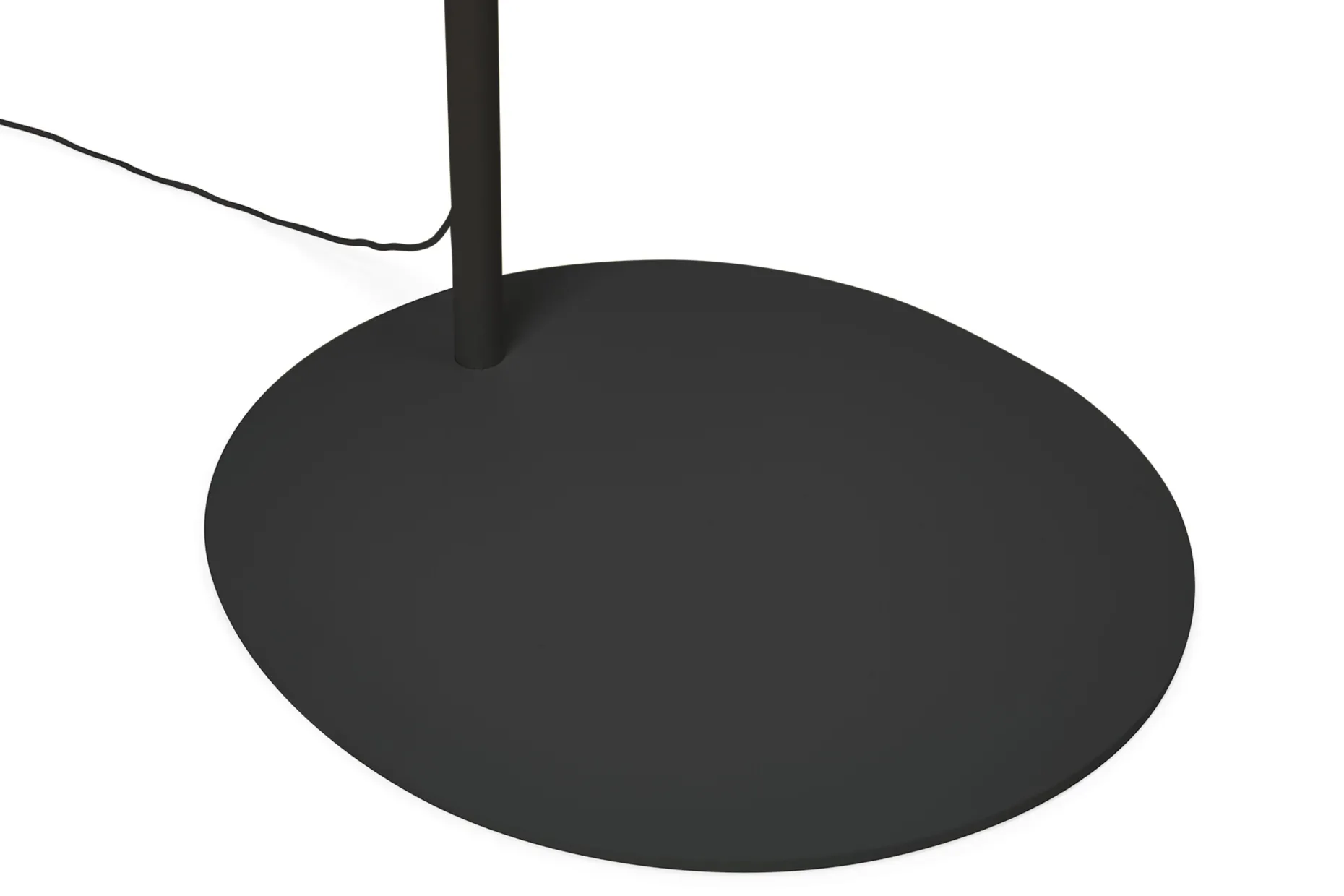Big Lebow Arc lamp, black, 186x234 cm