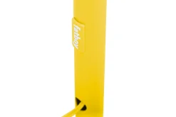 Big Lebow Arc lamp, jaune, 186x234 cm
