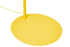 Big Lebow Arc lamp, jaune, 186x234 cm