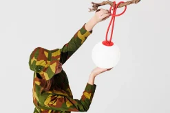 Bolleke Lampe rechargeable, rouge, 20x20x20 cm