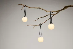 Bolleke Mini set (3 pcs) Petites lampes rechargeables, black, 12x12 cm