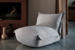 BonBaron Slim Boucle Fauteuil lounge, gris, 102x85x75 cm