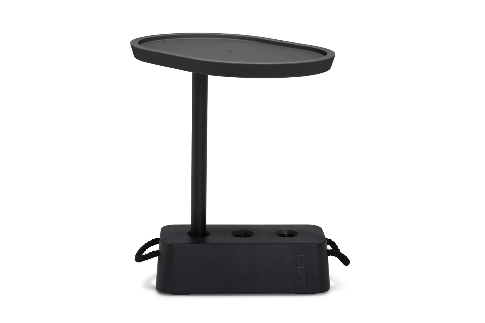 Brick Table Table d’appoint d’extérieur, black, 56x39x63.5 cm