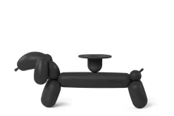 Can-Dog Bougeoir, black, 28.5x8.2x10.7 cm