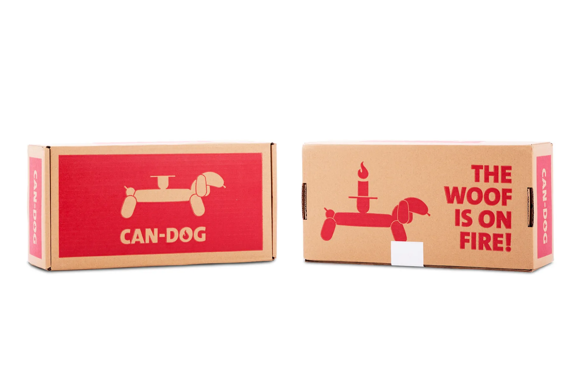 Can-Dog Bougeoir, bleu, 28.5x8.2x10.7 cm
