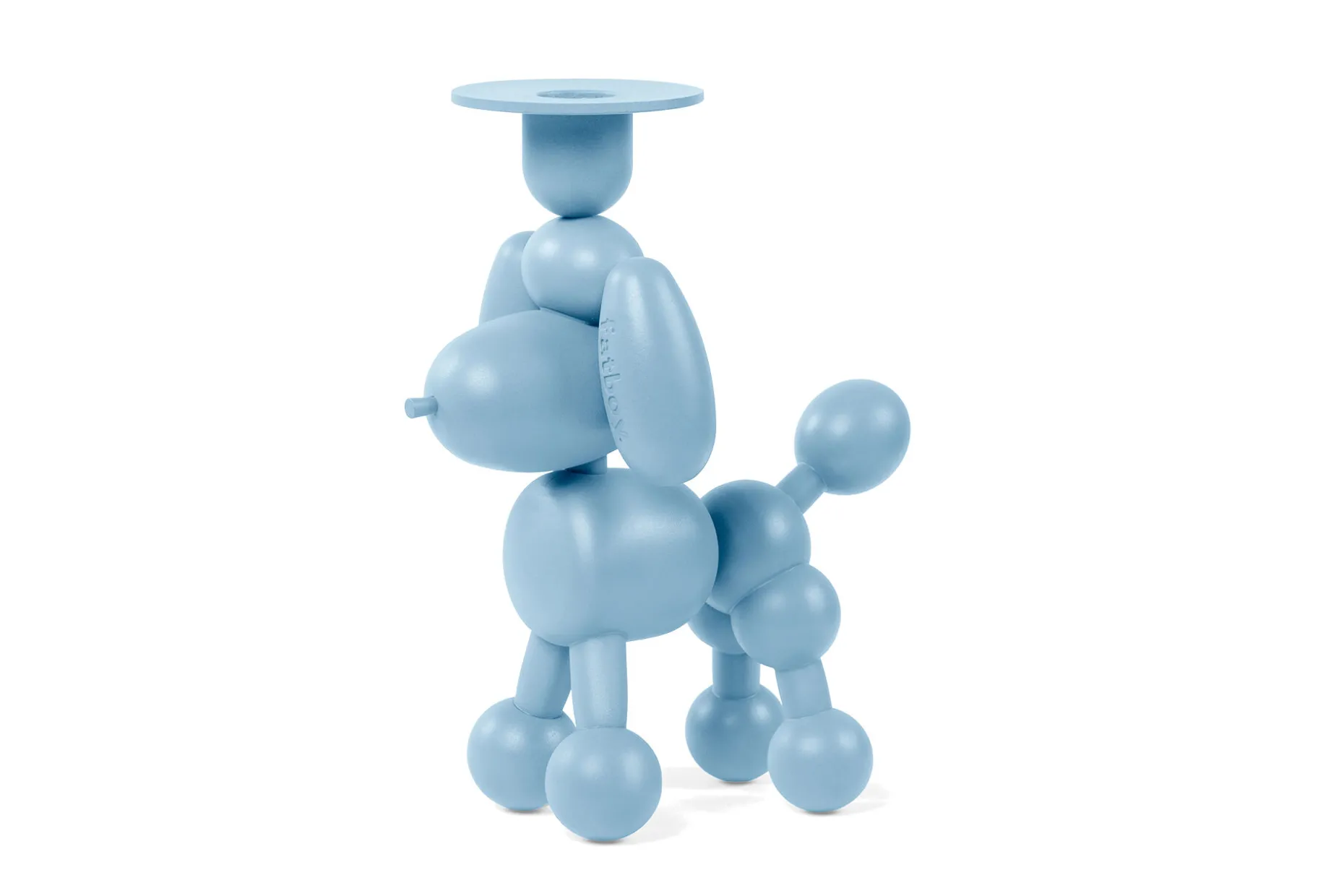 Can-Dolly Bougeoir, bleu, 16x9.5x20.5 cm