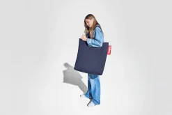Carry-All-Bag Canvas Sac en toile, bleu, 61x55 cm
