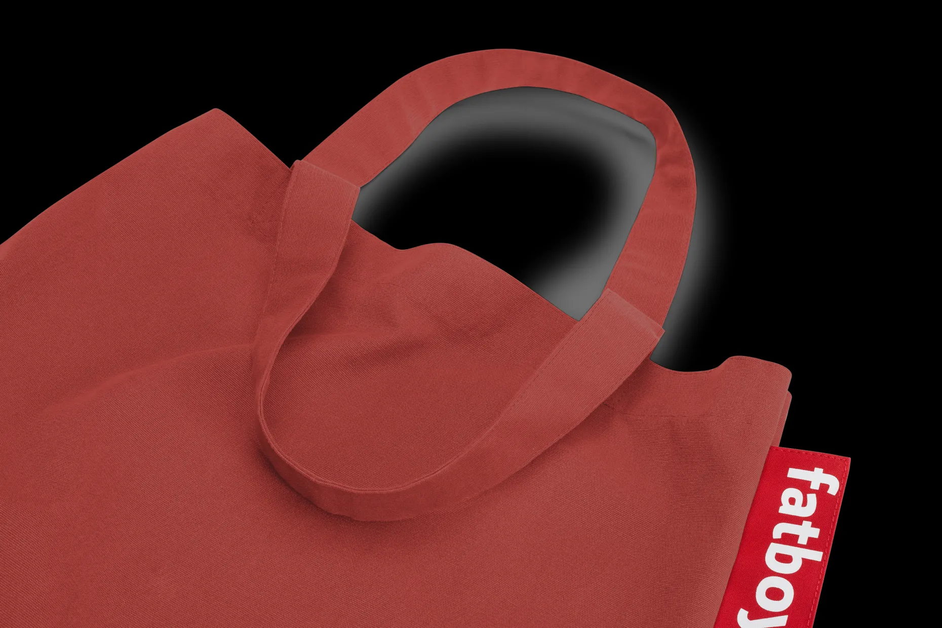 Carry-All-Bag Canvas Sac en toile, rouge, 61x55 cm