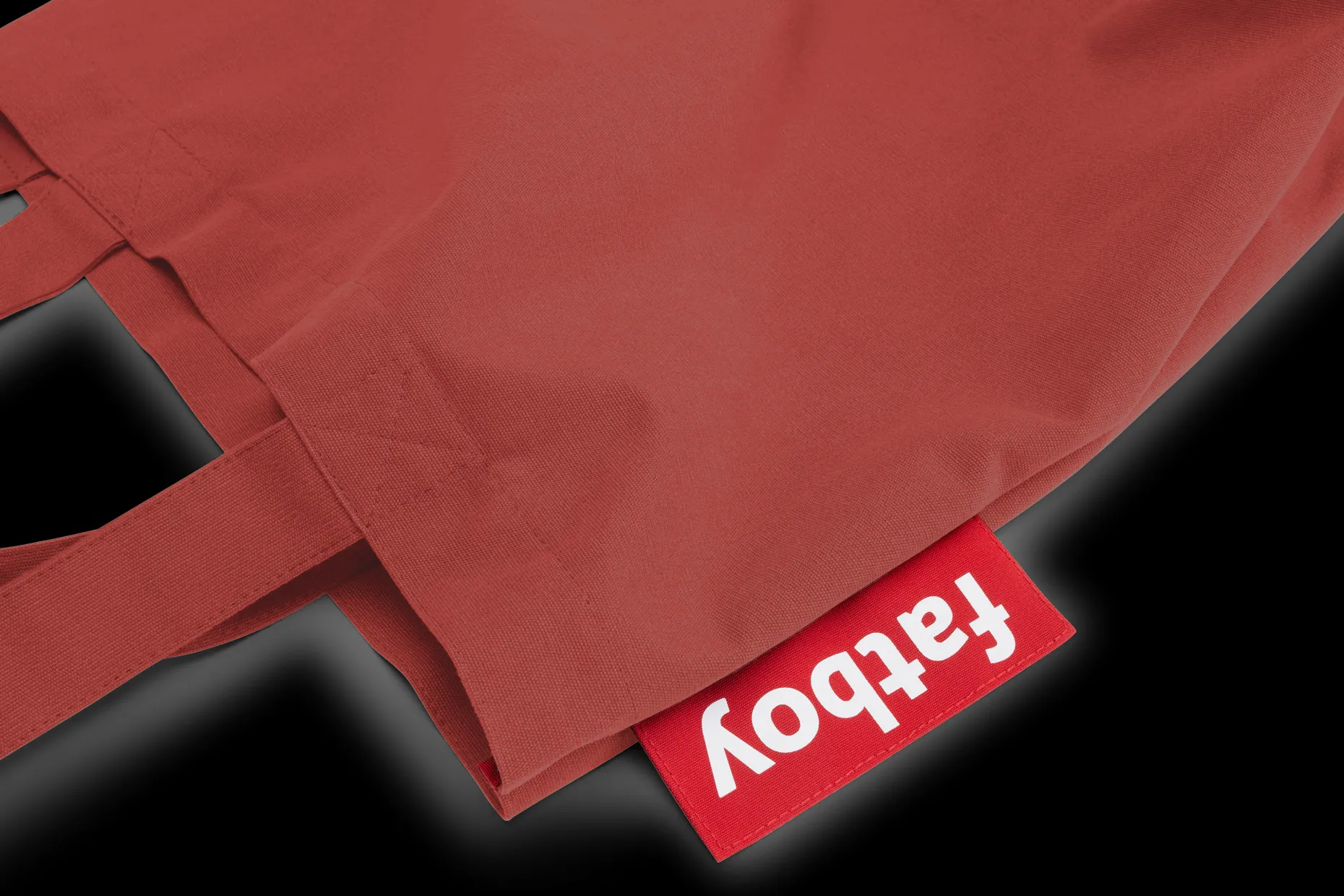 Carry-All-Bag Canvas Sac en toile, rouge, 61x55 cm