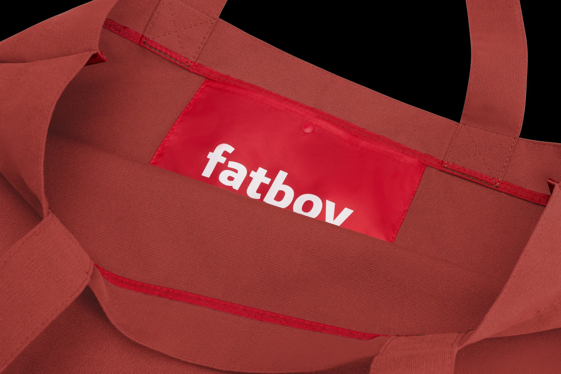 Carry-All-Bag Canvas Sac en toile, rouge, 61x55 cm