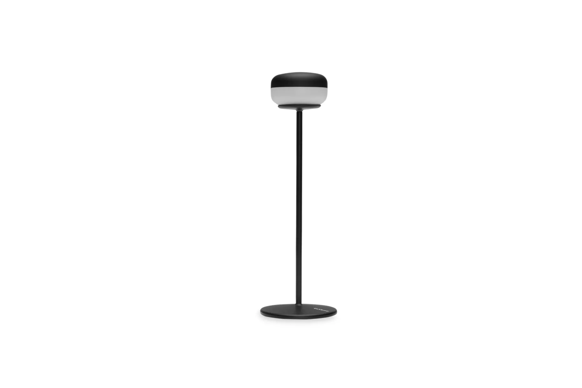 Cheerio Lampe de table sans fil, black, 8x8x25.8 cm