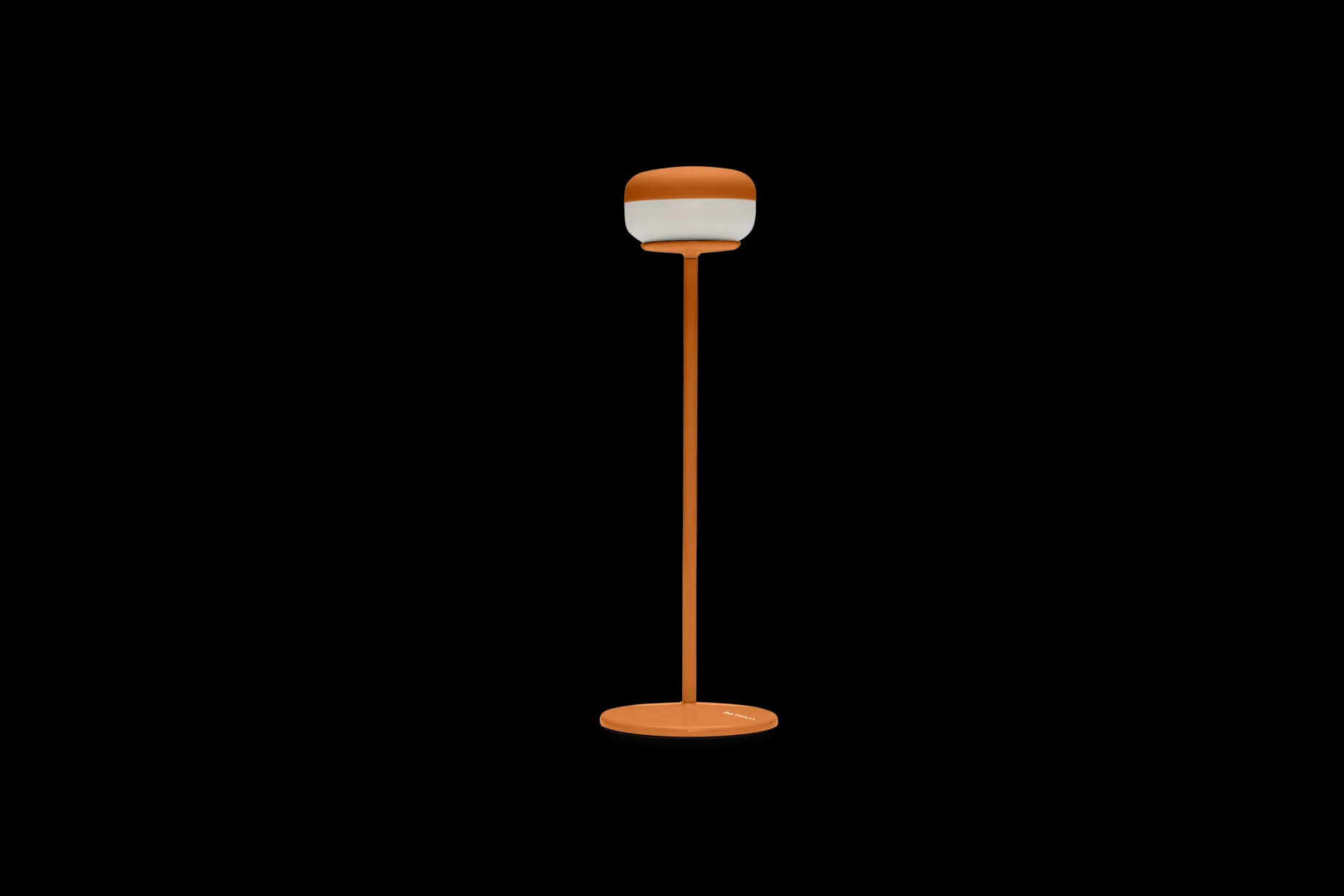 Cheerio Lampe de table sans fil, orange, 8x8x25.8 cm