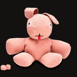 Co9 XS Teddy Lapin en peluche, rose, 180x150x50 cm