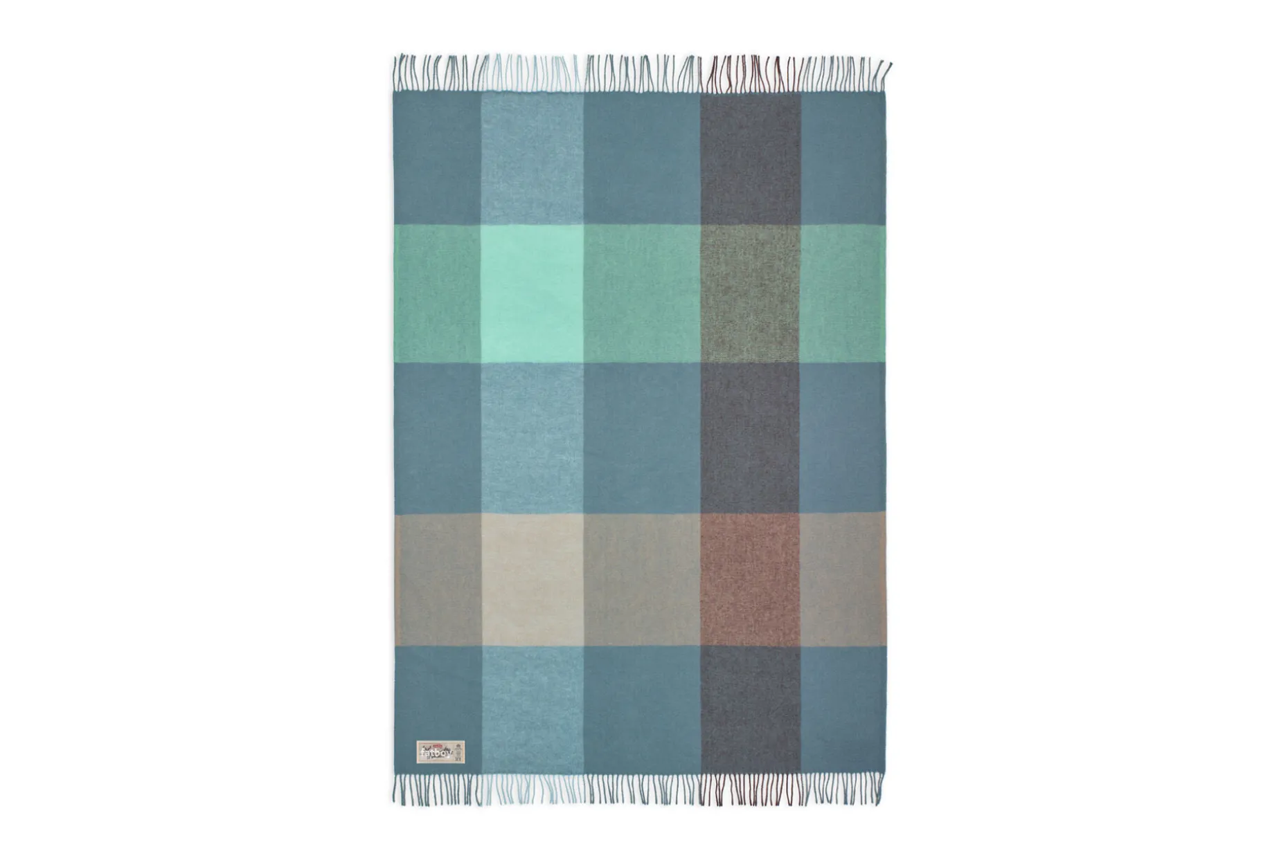 Colour Blend Blanket Couverture en laine, bleu, 130x185 cm