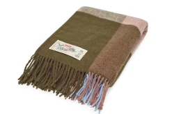 Colour Blend Blanket Couverture en laine, orange, 130x185 cm