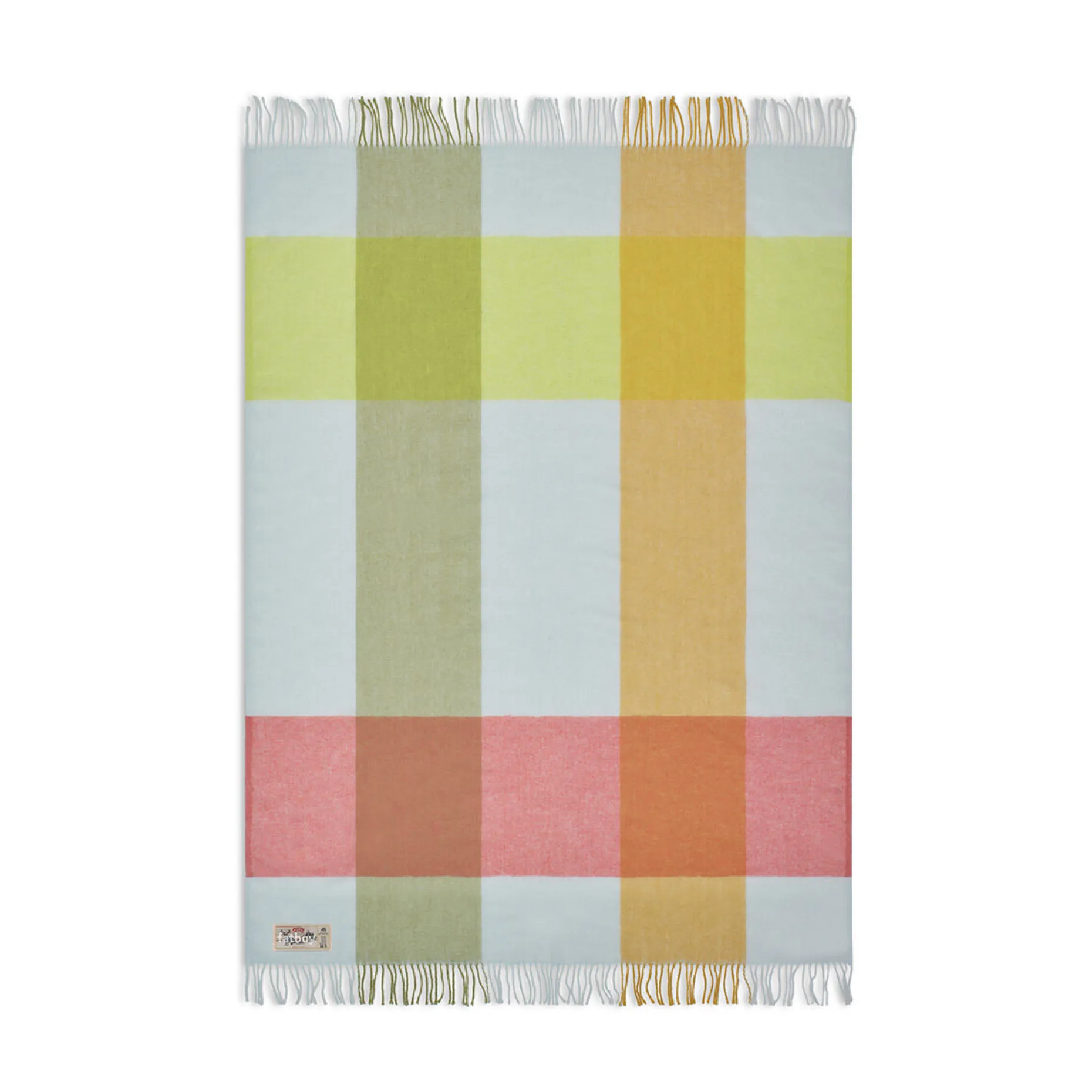 Colour Blend Blanket Couverture en laine, jaune, 130x185 cm