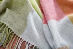 Colour Blend Blanket Couverture en laine, jaune, 130x185 cm