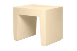 Concrete Seat Tabouret d’extérieur, beige, 40x50x43 cm