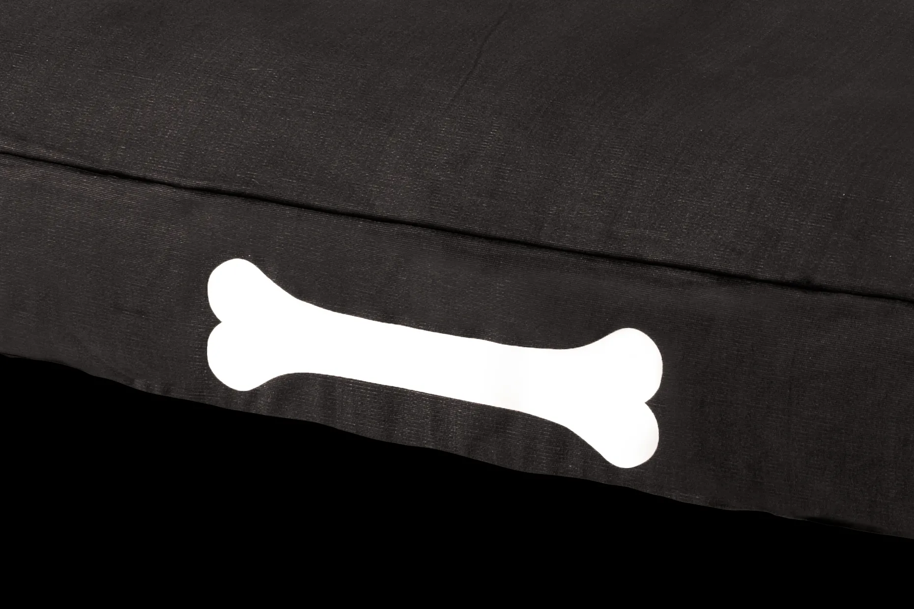 Doggielounge L Canvas Grand coussin pour chien, black, 80x120x15 cm