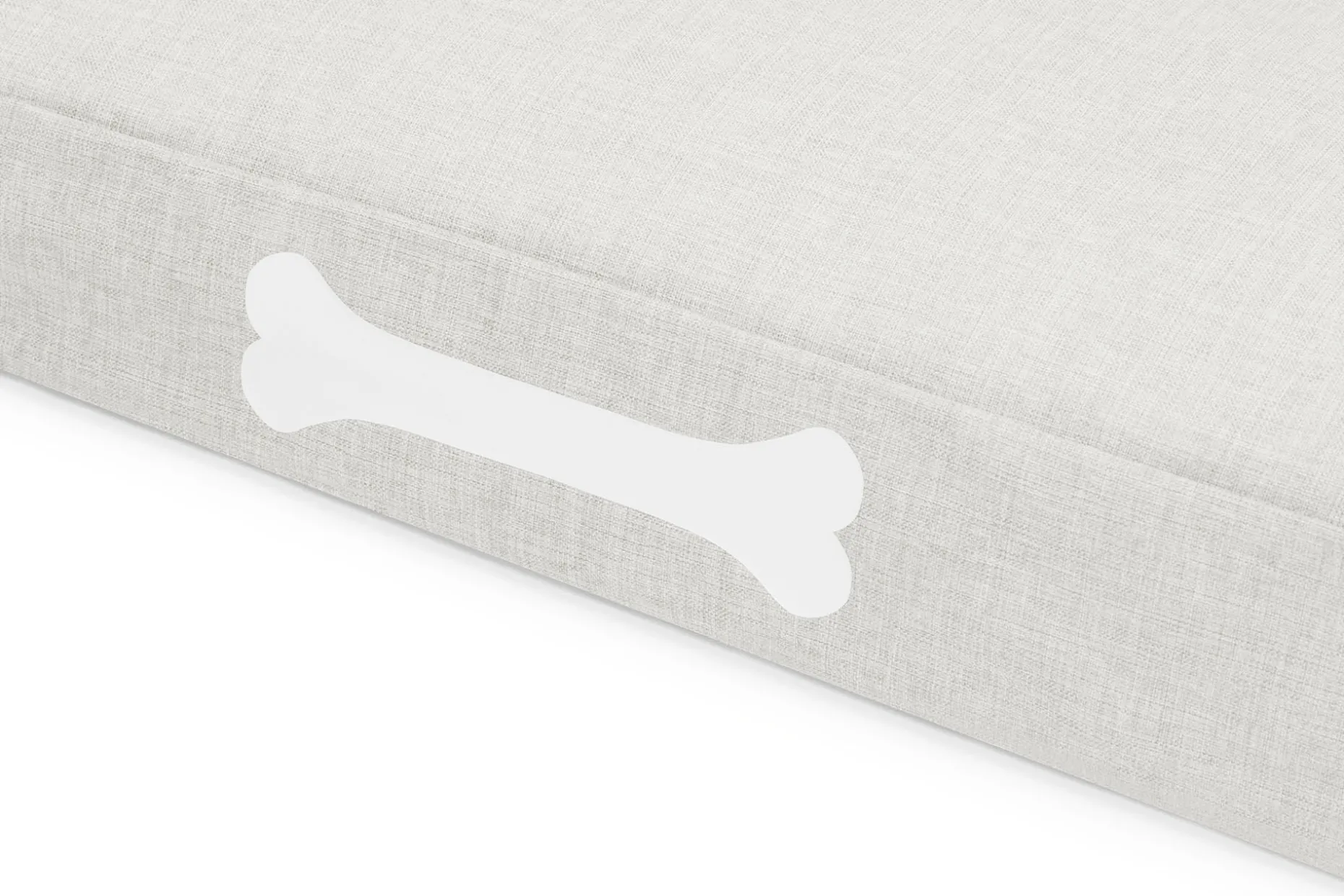 Doggielounge Olefin Large Grand coussin pour chien, gris, 120x75x14 cm