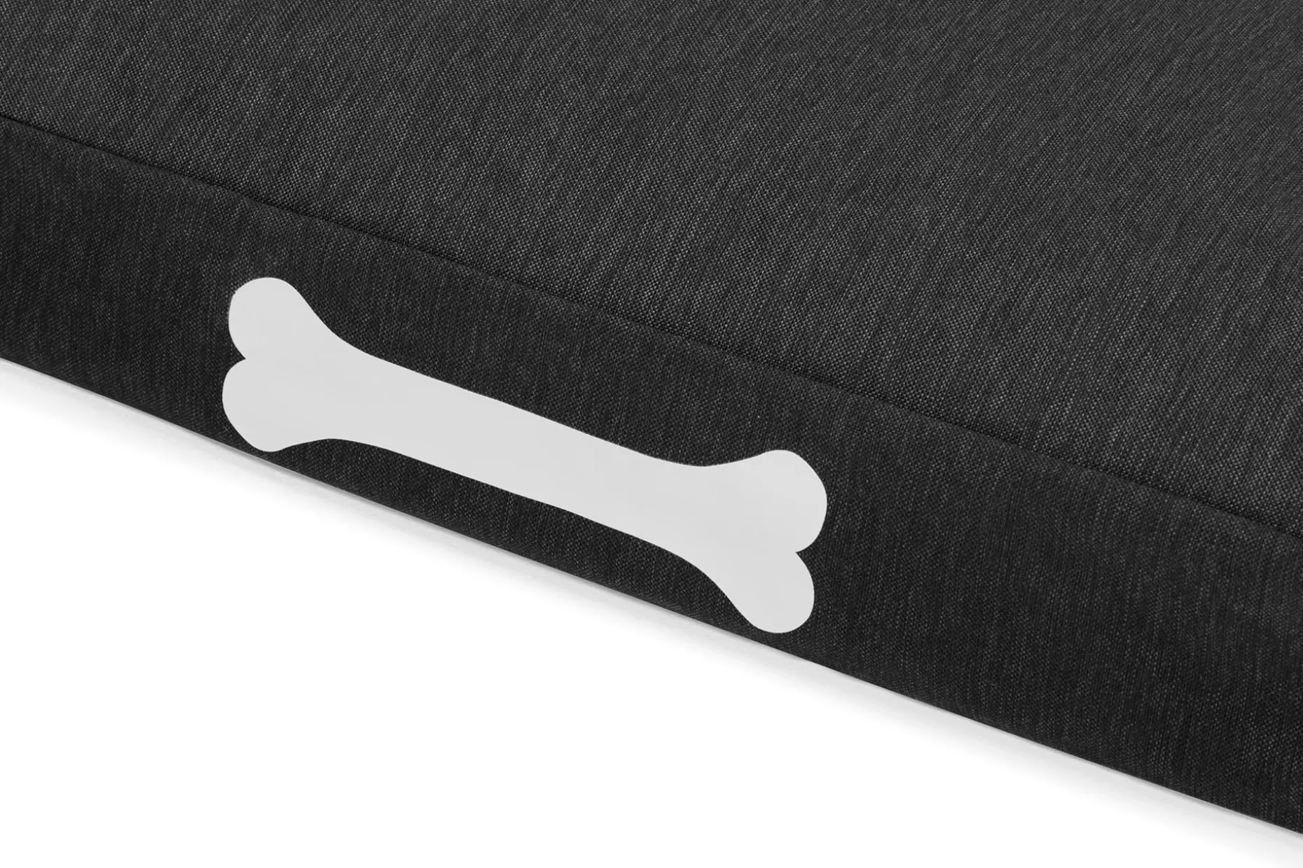 Doggielounge Olefin Large Grand coussin pour chien, gris, 120x75x14 cm