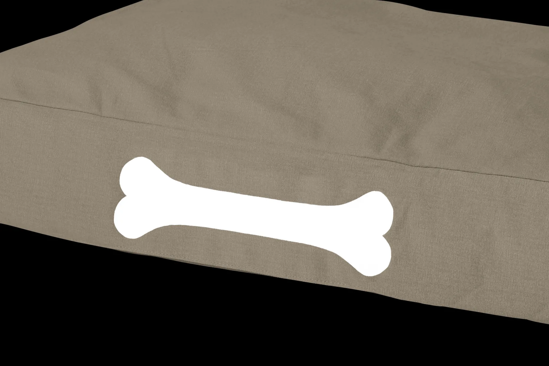 Doggielounge S Canvas Petit coussin pour chien, gris, 60x80x15 cm