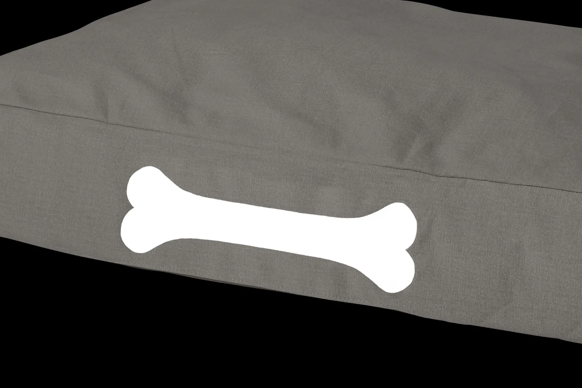 Doggielounge S Canvas Petit coussin pour chien, gris, 60x80x15 cm