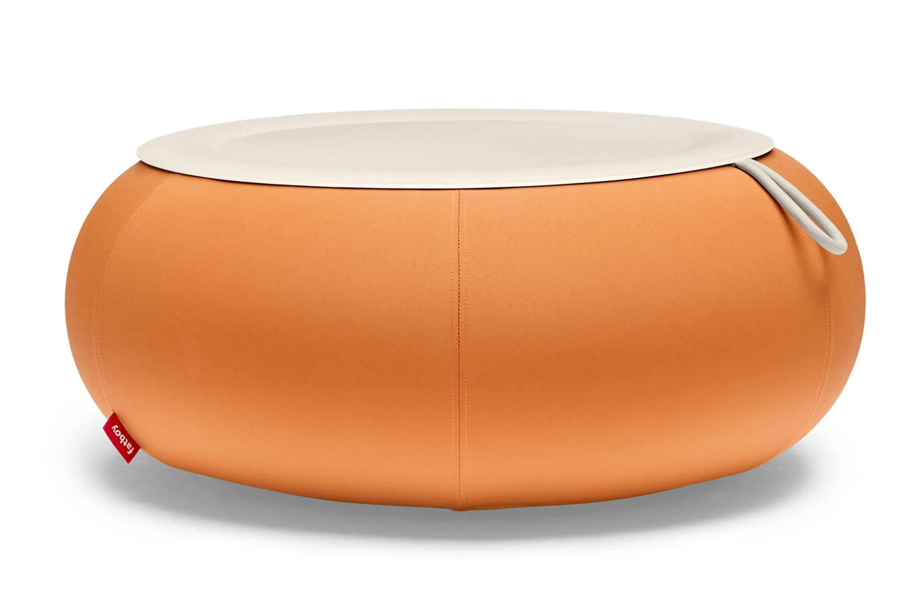 Dumpty Outdoor Tables basses d'extérieur, orange, 78x78x21 cm