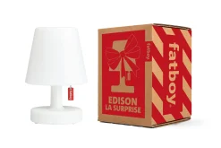 Edison La Surprise Petite lampe de table rechargeable, 9.7x9.7x15 cm