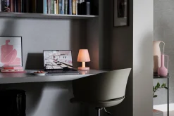 Edison The Ambiance Lampe rechargeable, rose, 16.5x16.5x25.3 cm