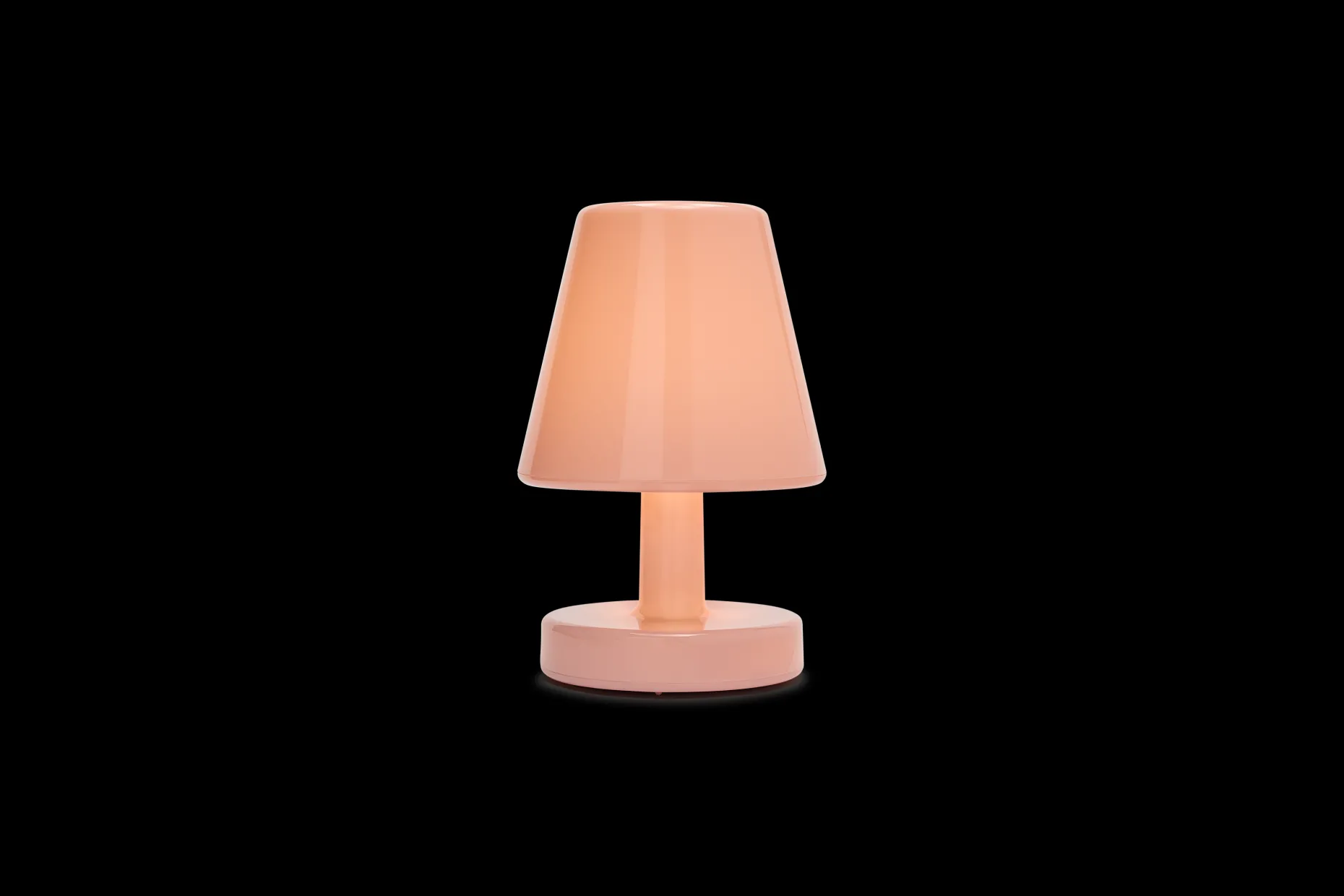Edison The Ambiance Lampe rechargeable, rose, 16.5x16.5x25.3 cm