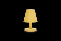 Edison The Ambiance Lampe rechargeable, jaune, 16.5x16.5x25.3 cm