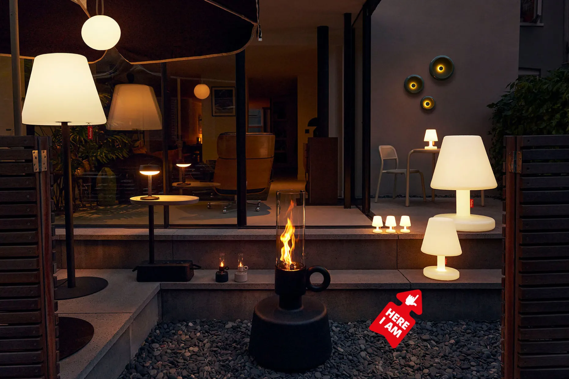 Edison the Medium connect Une lampe iconique sur pied ou de table pour apporter une ambiance supplémentaire à vos espaces intérieurs et extérieurs., 32x51 cm
