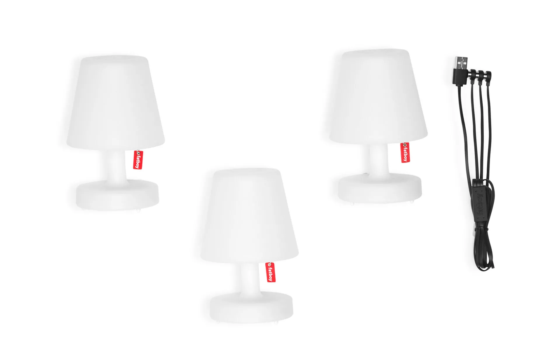 Edison the Mini Petites lampes de table rechargeables, 9.7x15 cm