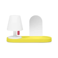 Edison the Petit + Residence Étagère murale avec Edison the Petit, jaune,cm