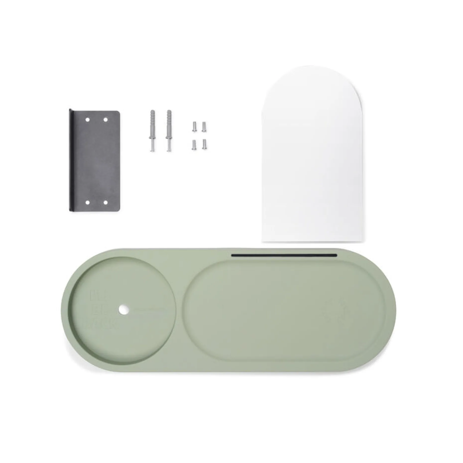 Edison the Petit Residence Étagère murale pour Edison the Petit, vert, 46x17.5x25.1 cm
