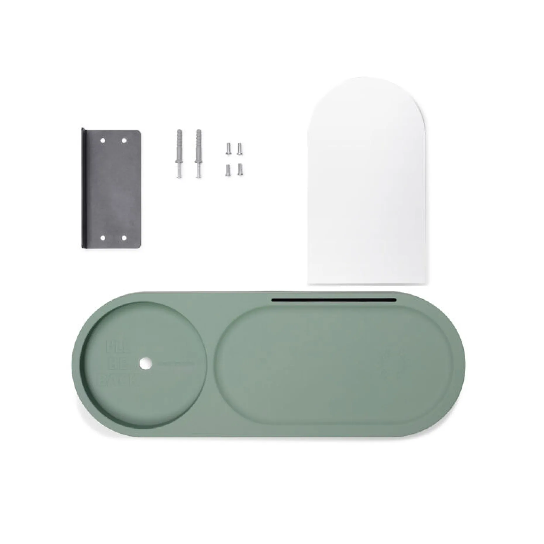 Edison the Petit Residence Étagère murale pour Edison the Petit, vert, 46x17.5x25.1 cm