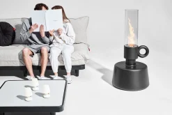 Flamtastique Lampe à huile pour l’extérieur, black, 58.5x115.5 cm