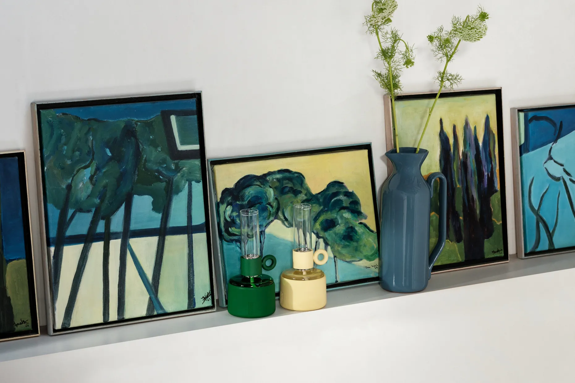Flamtastique XS Lampe à huile, vert, 10.5x22.5 cm