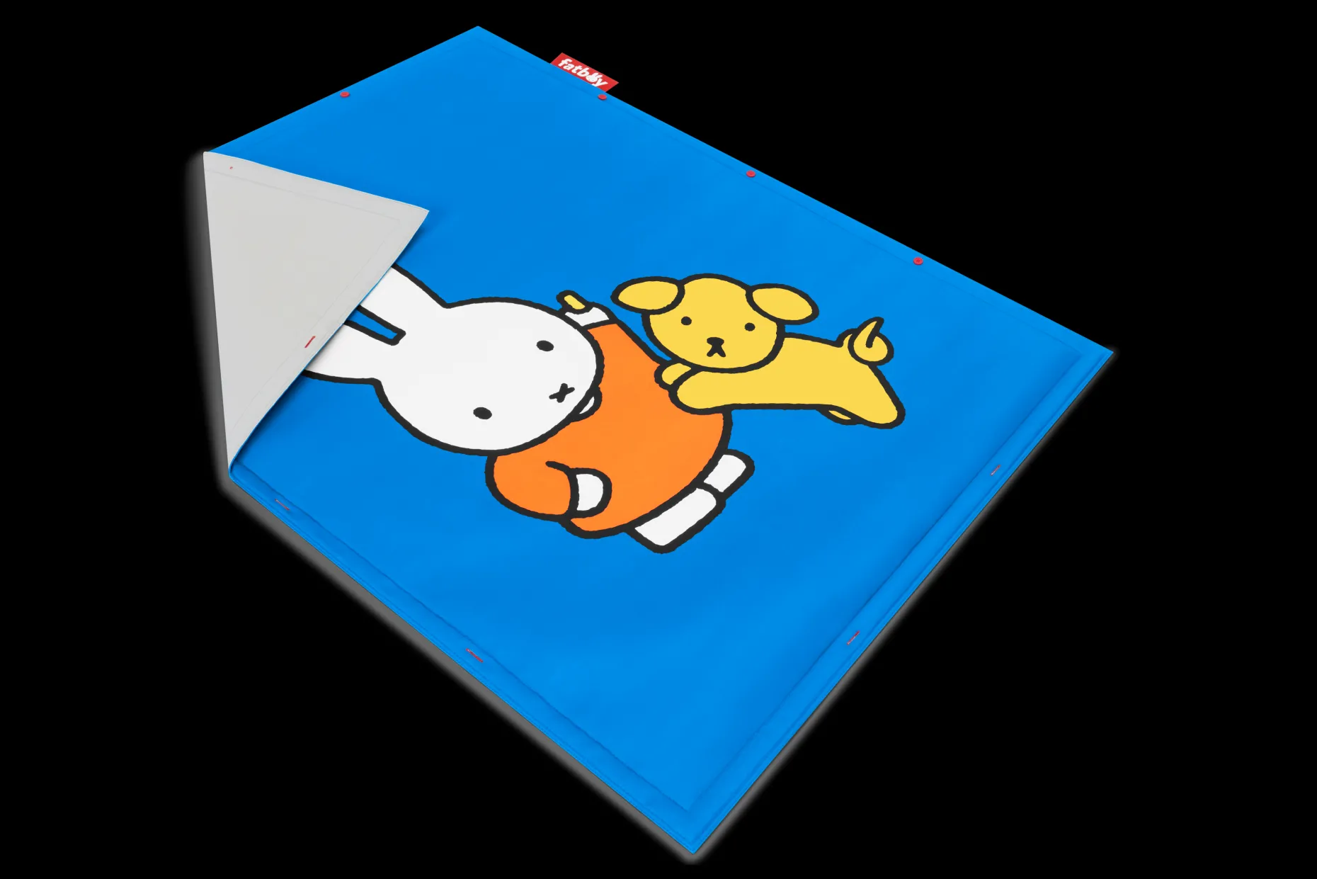 Flying Carpet x Miffy Tapis de jeu Miffy, bleu, 180x140 cm