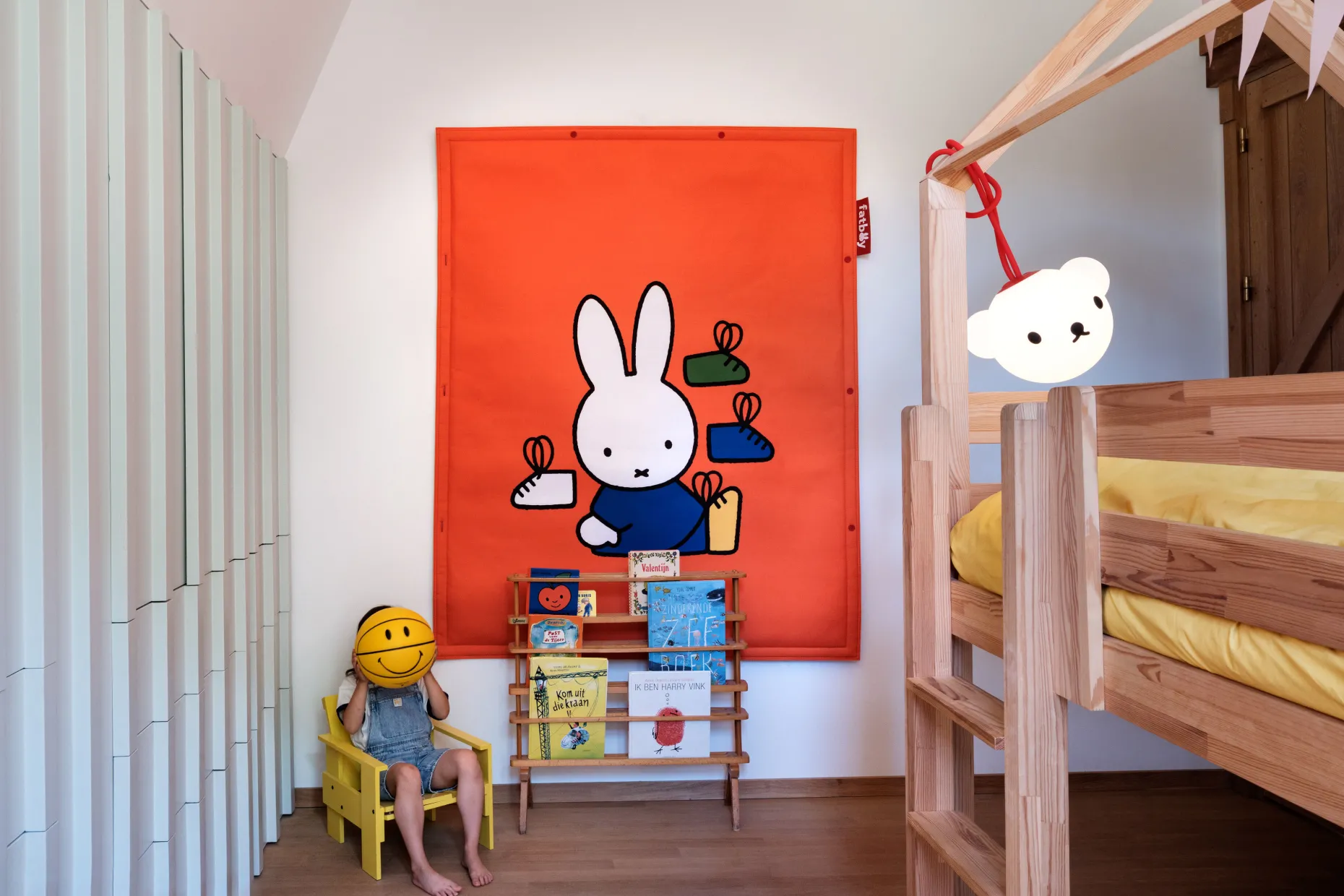 Flying Carpet x Miffy Tapis de jeu Miffy, orange, 180x140 cm